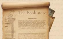 Drupal Bookstore Theme.