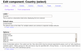 Component form.