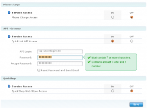 PayJunction Gateway settings