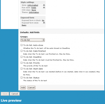 The To Do Views module adds many fields, arguments, sorting fields, filter fields, and relation fields to connect the To Do List items with nodes, users, and node revisions.